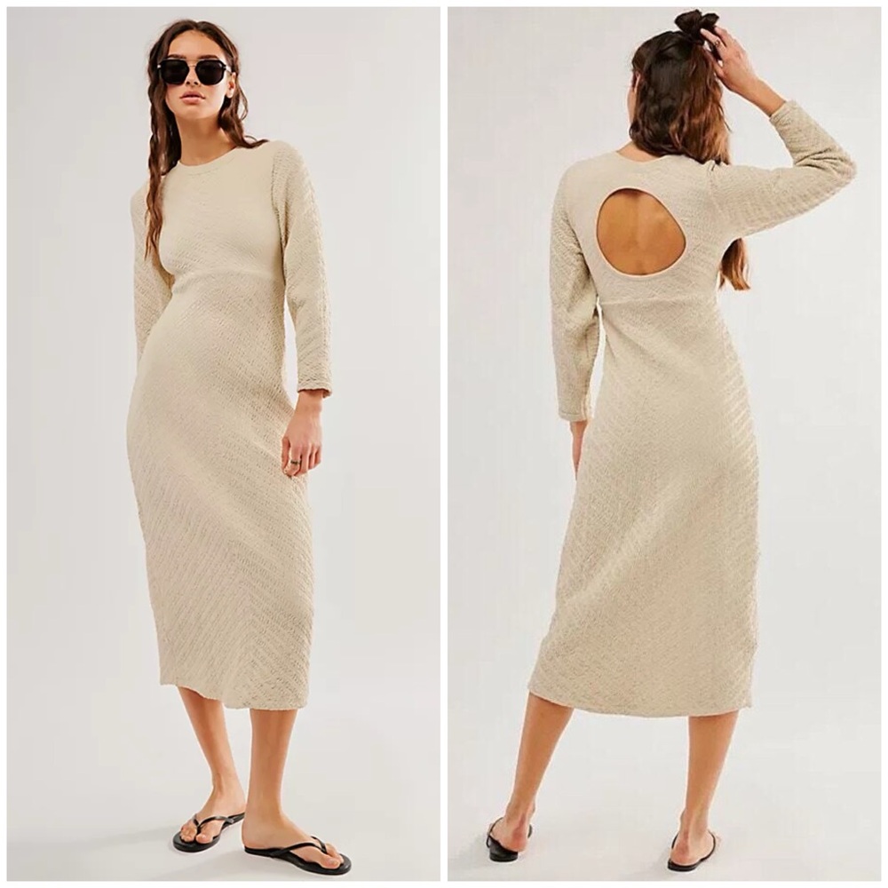 FREE PEOPLE Gabby Seamless Midi Dress Size XS/S NWT